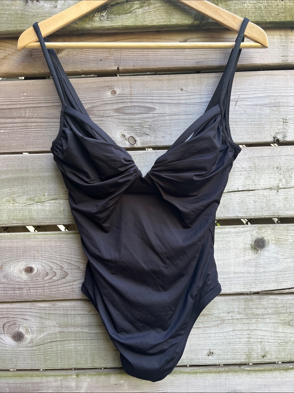 LA PERLA black one piece swimsuit, size 10
